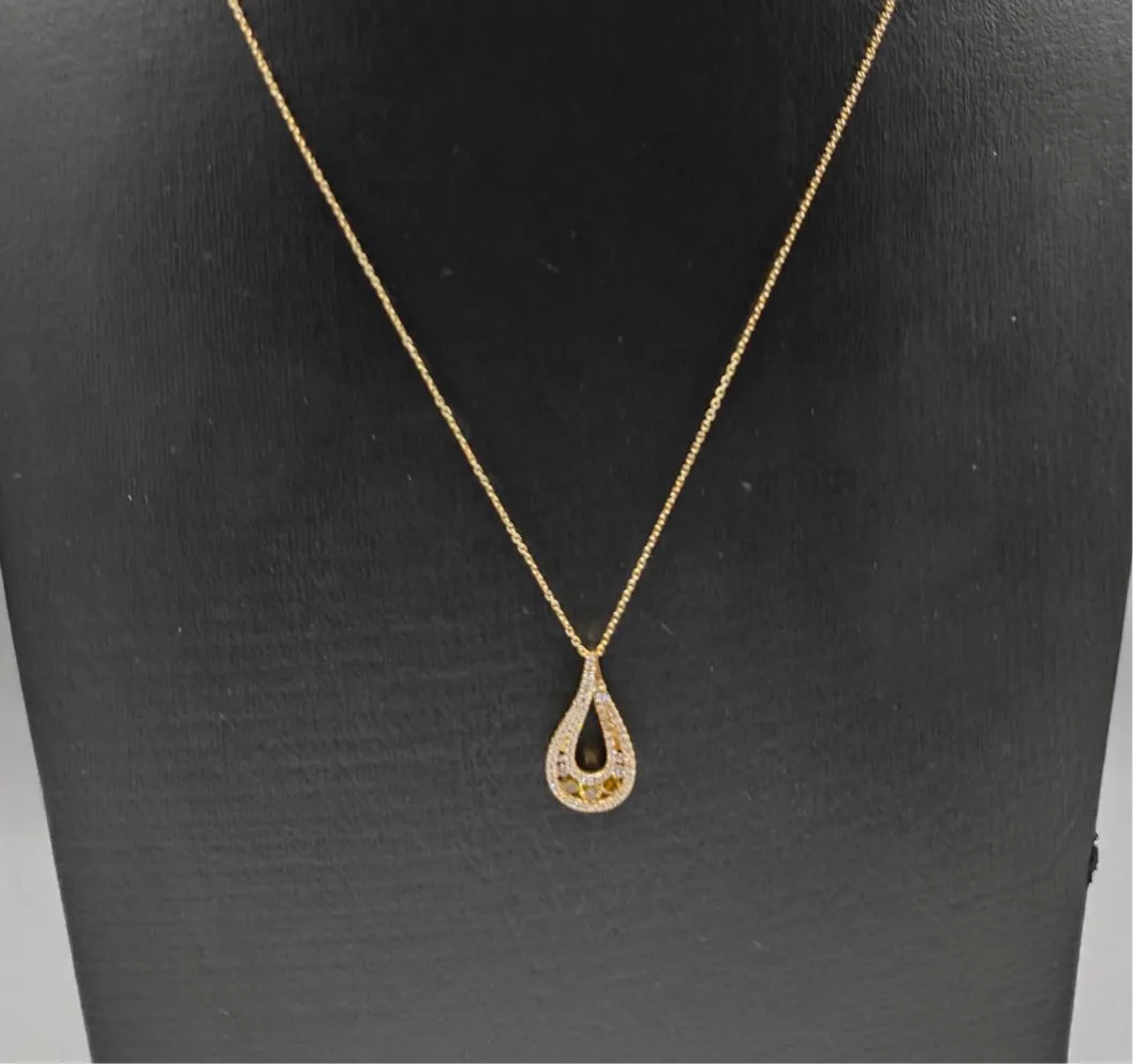 .43ct Waterdrop Diamond Necklace