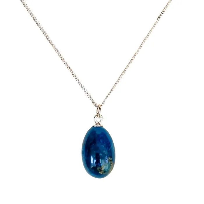 Apatite Silver Necklace