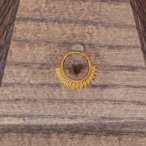Athena Clicker in Yellow Gold