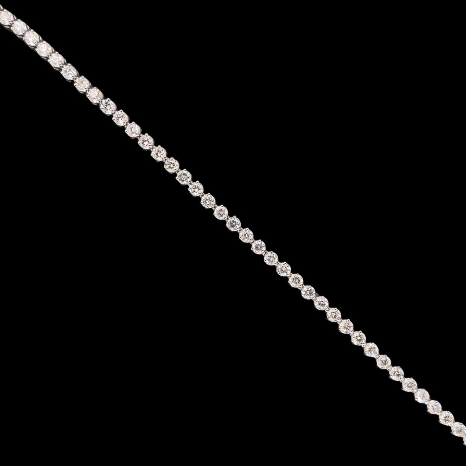 #BA93 | 2.8cts Full Eternity Tennis Diamond Bracelet 14kt