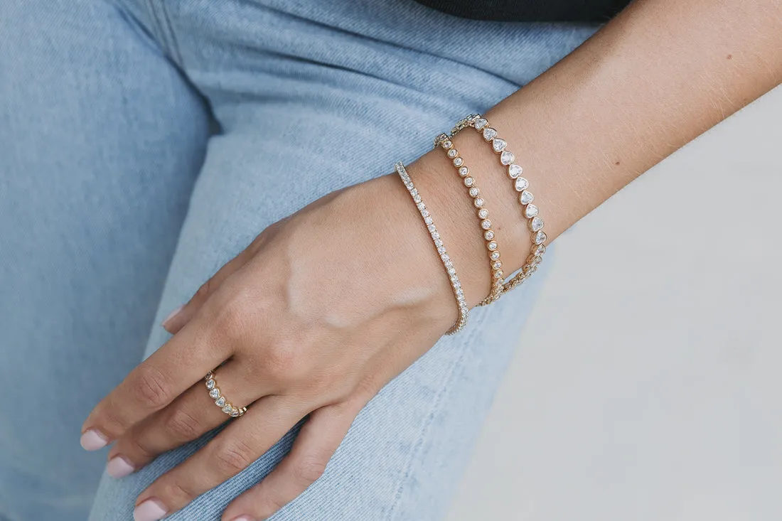 BEZEL TENNIS BRACELETS