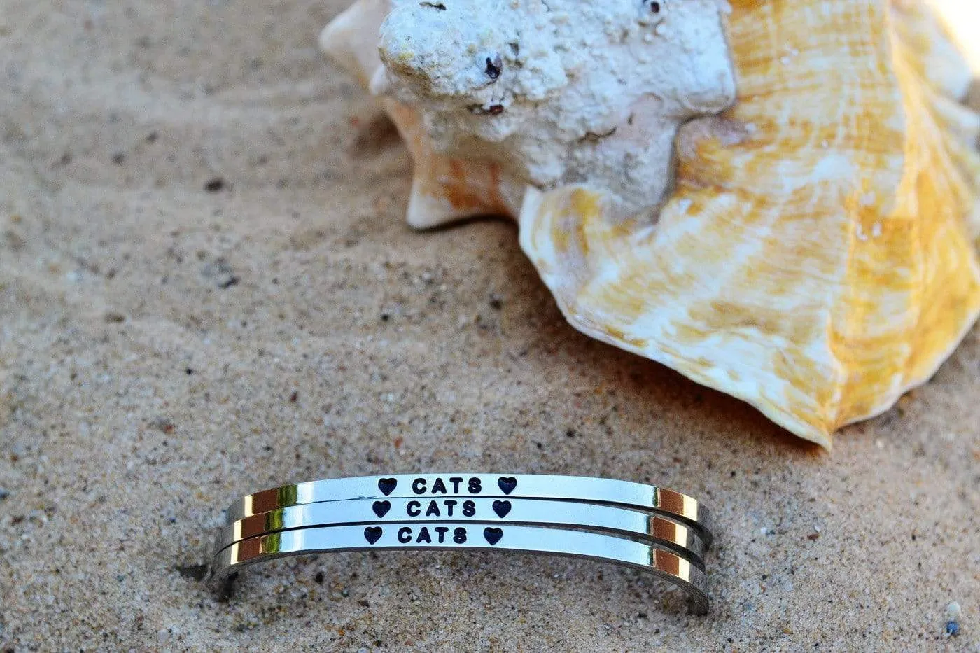 CATS Cuff Bracelet | Paw Promise Charity Bracelets