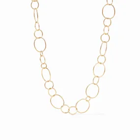 Colette Gold Textured Chain Link Necklace