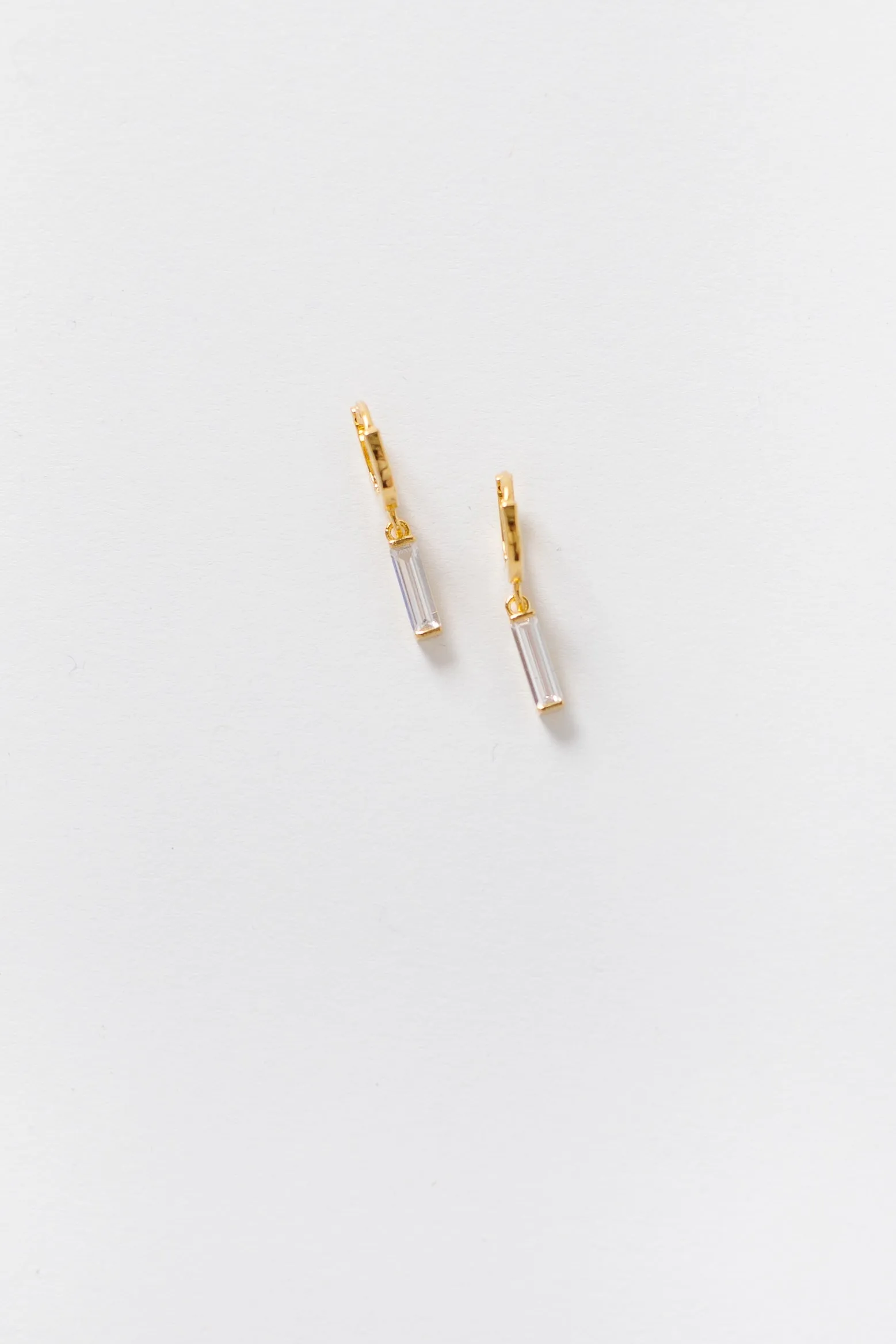 Cove Fancy Drop Huggie Earrings