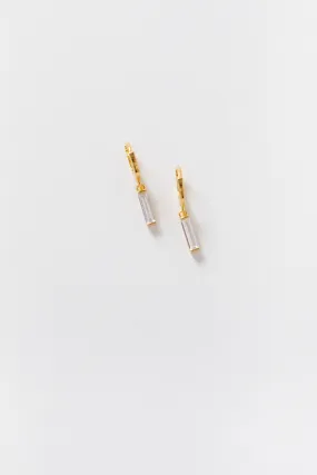 Cove Fancy Drop Huggie Earrings