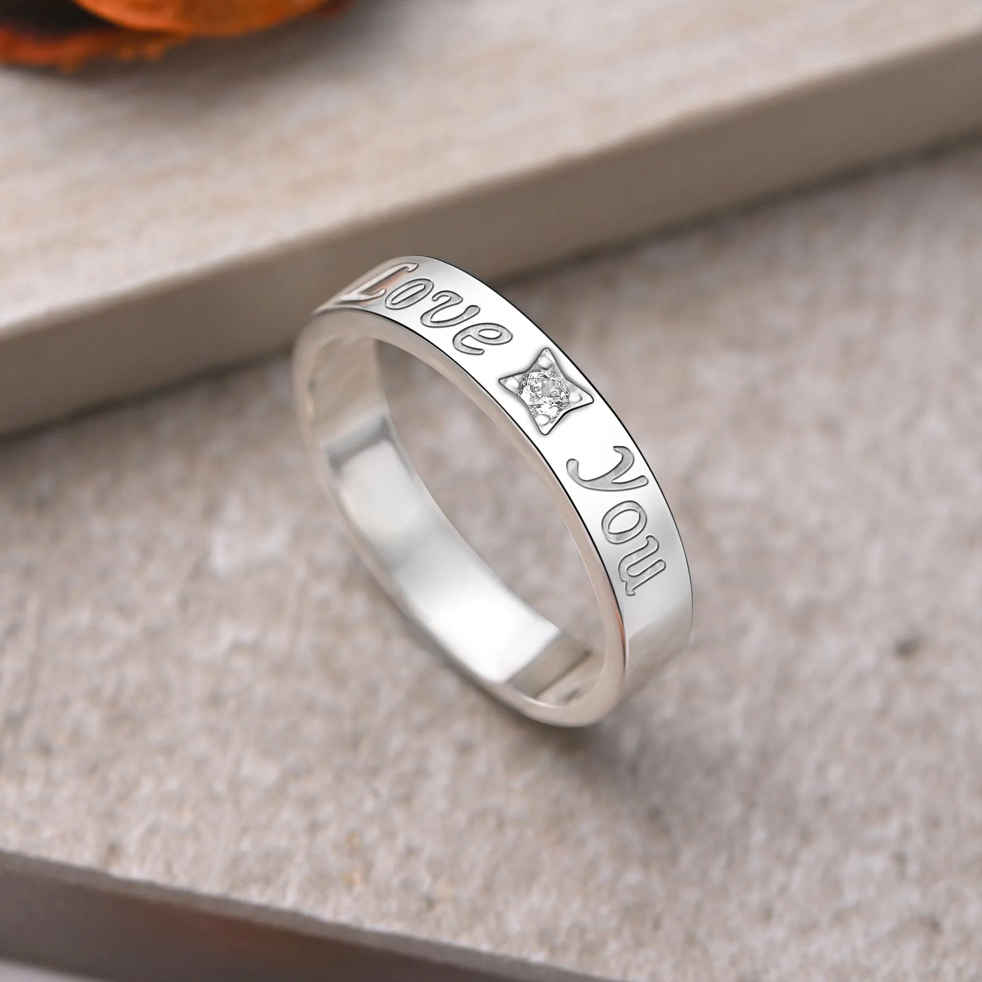 Everlasting Love Matching Promise Rings for Him