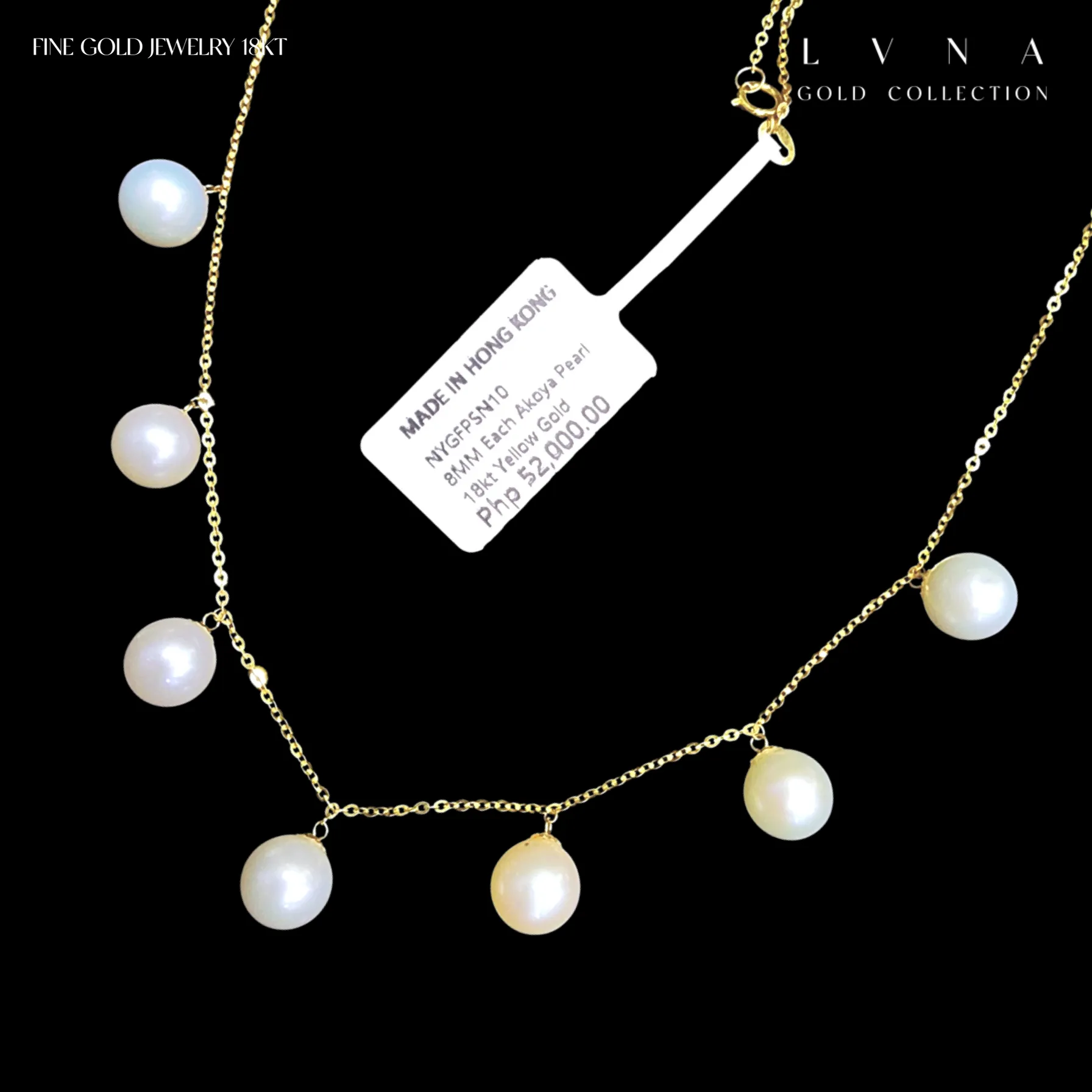 #GOLD2024 | 18K Akoya Pearl Station Necklace