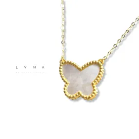 #GOLD2024 | 18K Golden Butterfly 15mm Centered Necklace