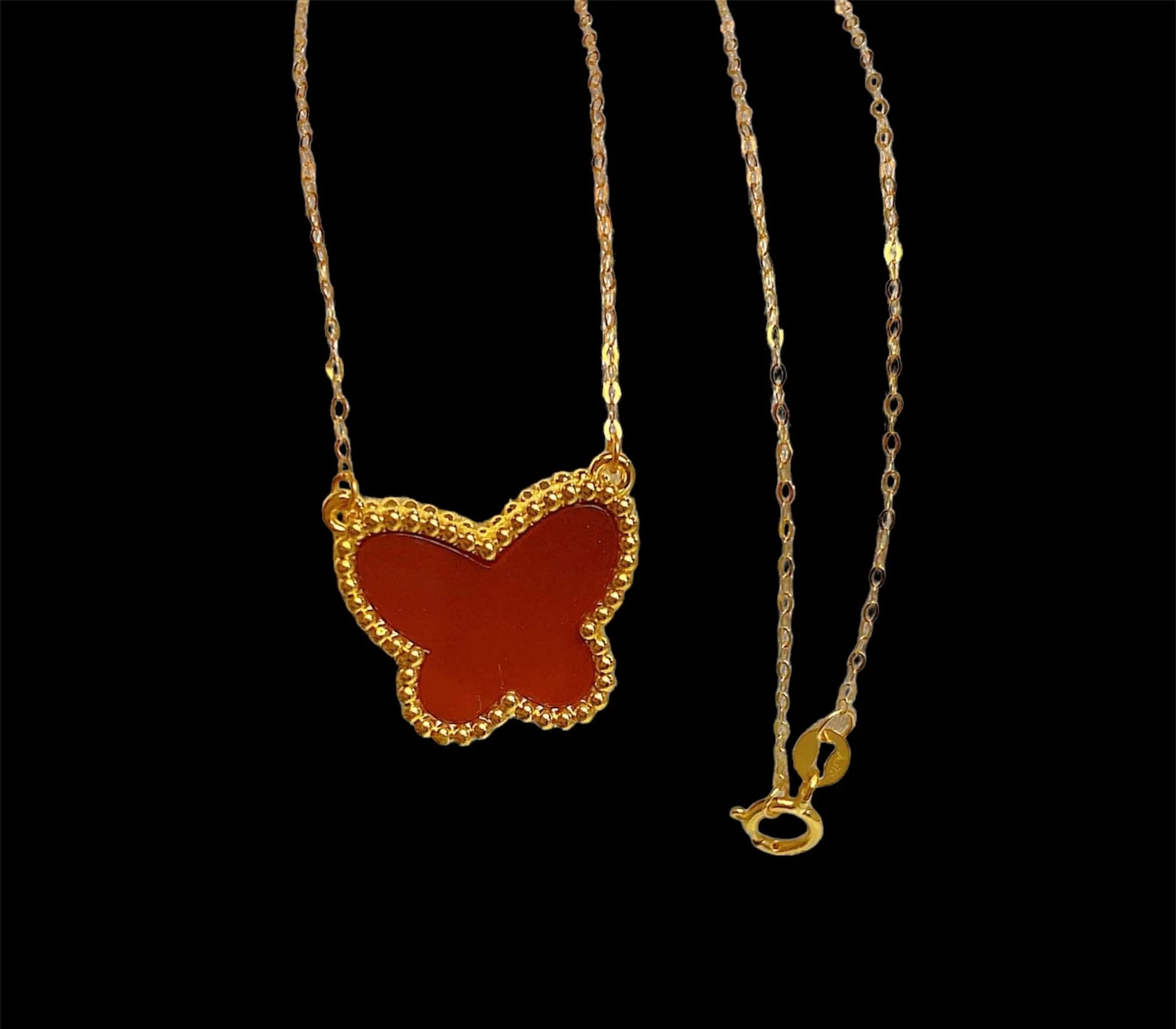 #GOLD2024 | 18K Golden Butterfly 15mm Centered Necklace