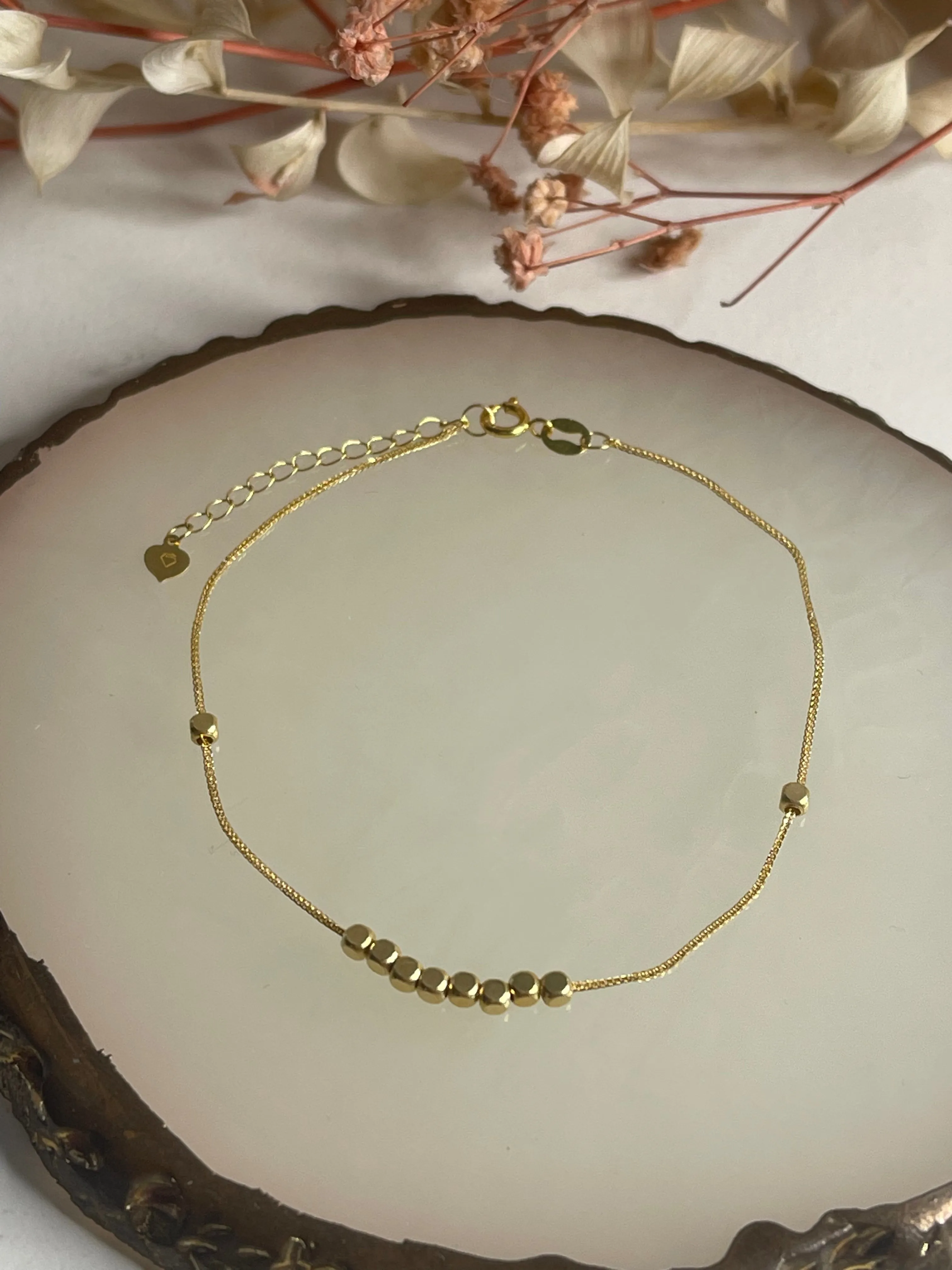 #GOLD2024 | 18K Golden Dice Ball Bracelet