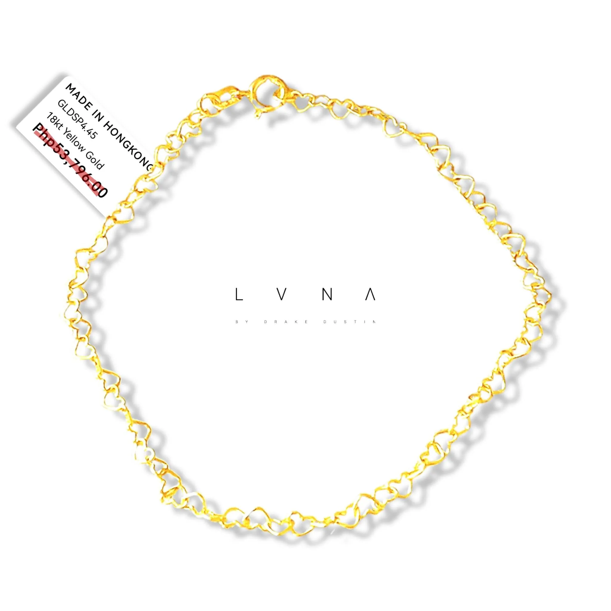 #GOLD2024 | 18K Golden Heart Bracelet