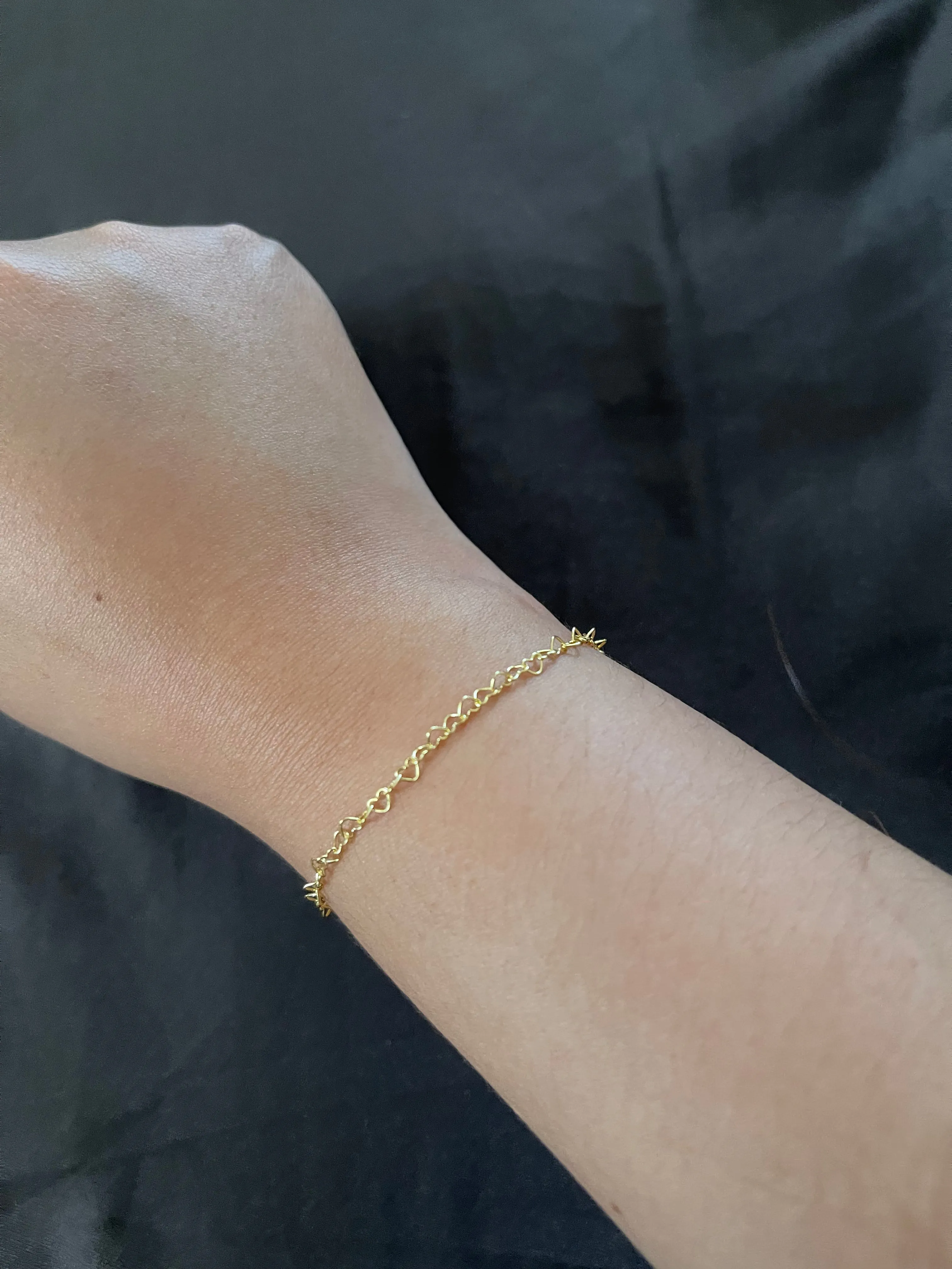#GOLD2024 | 18K Golden Heart Bracelet