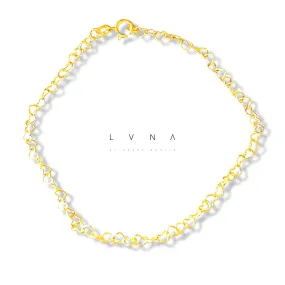 #GOLD2024 | 18K Golden Heart Bracelet