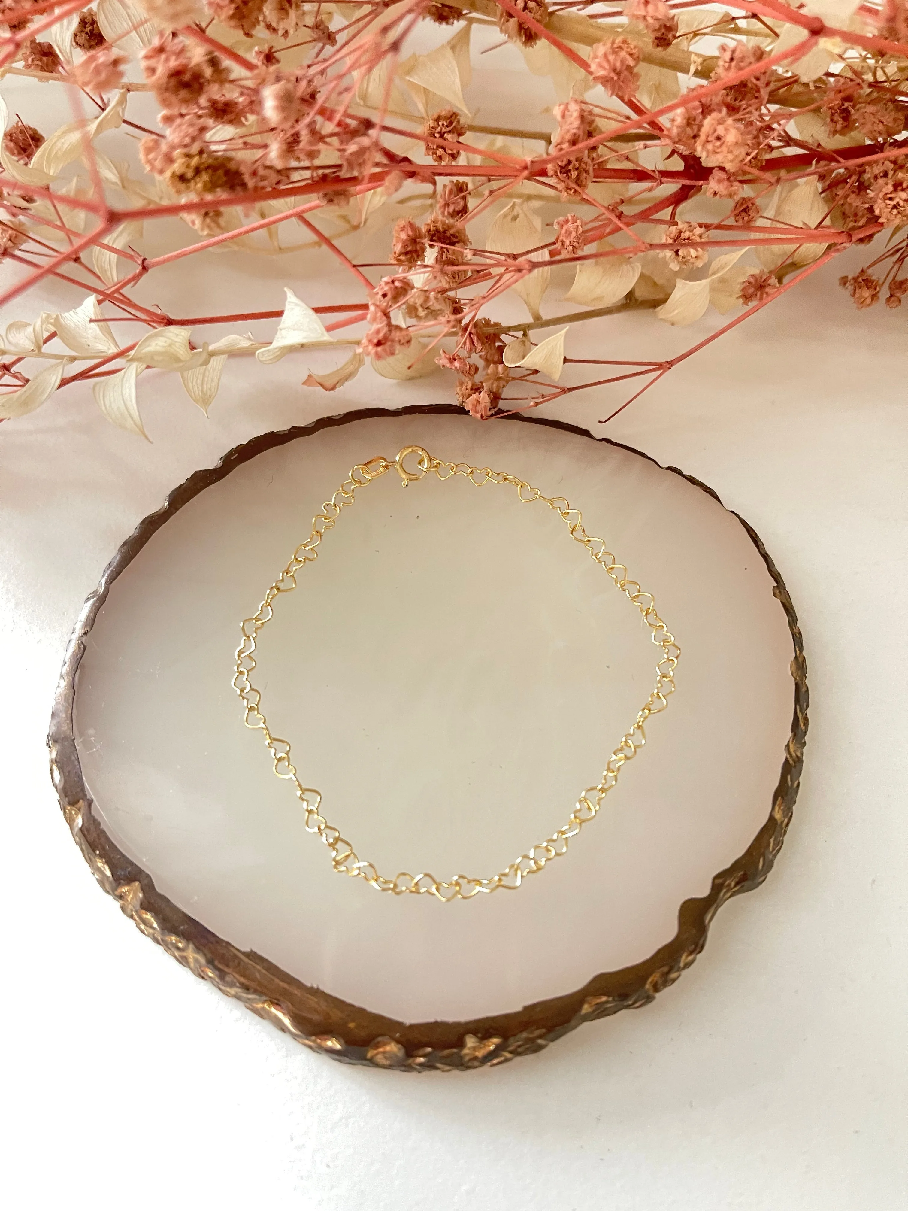 #GOLD2024 | 18K Golden Heart Bracelet