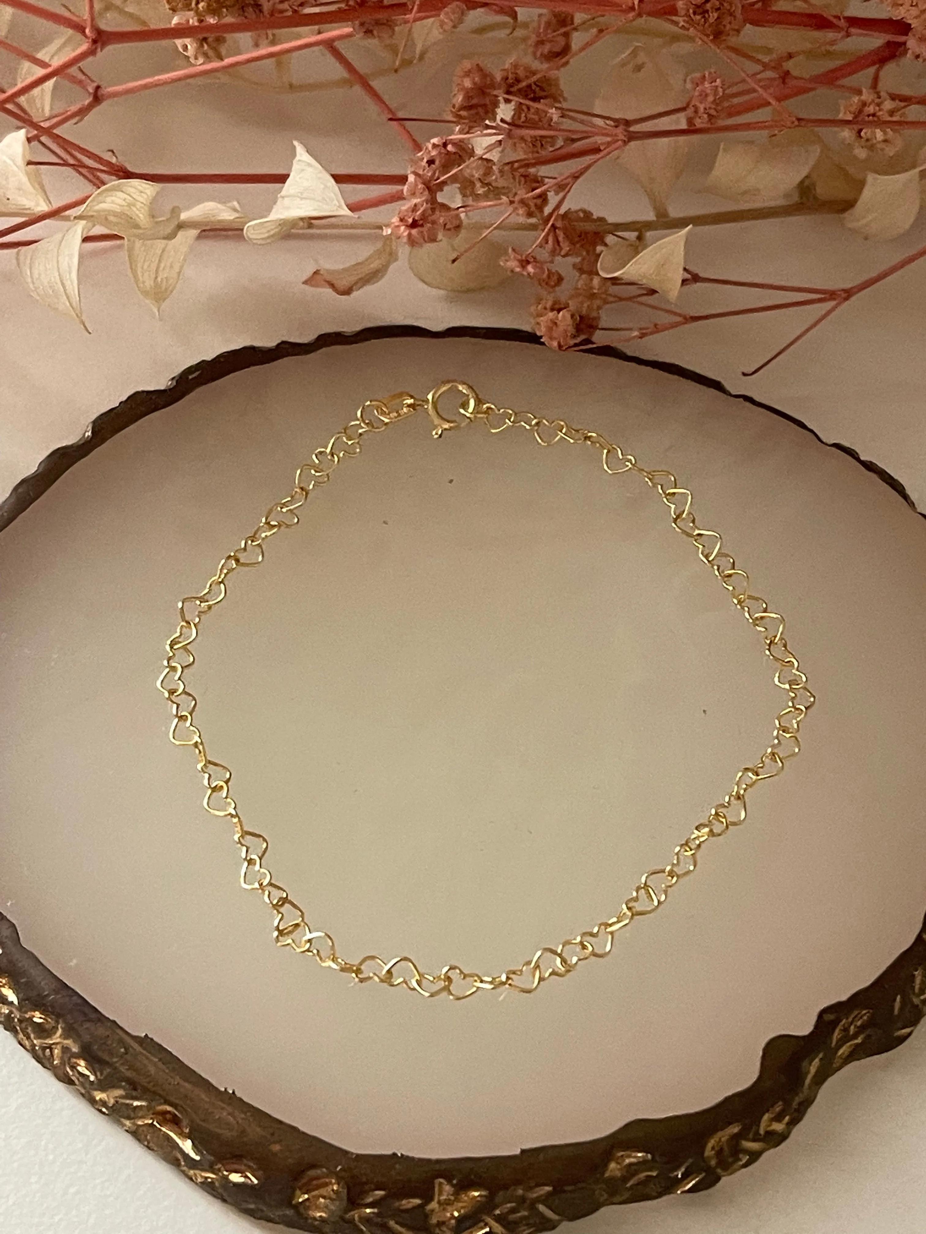 #GOLD2024 | 18K Golden Heart Bracelet