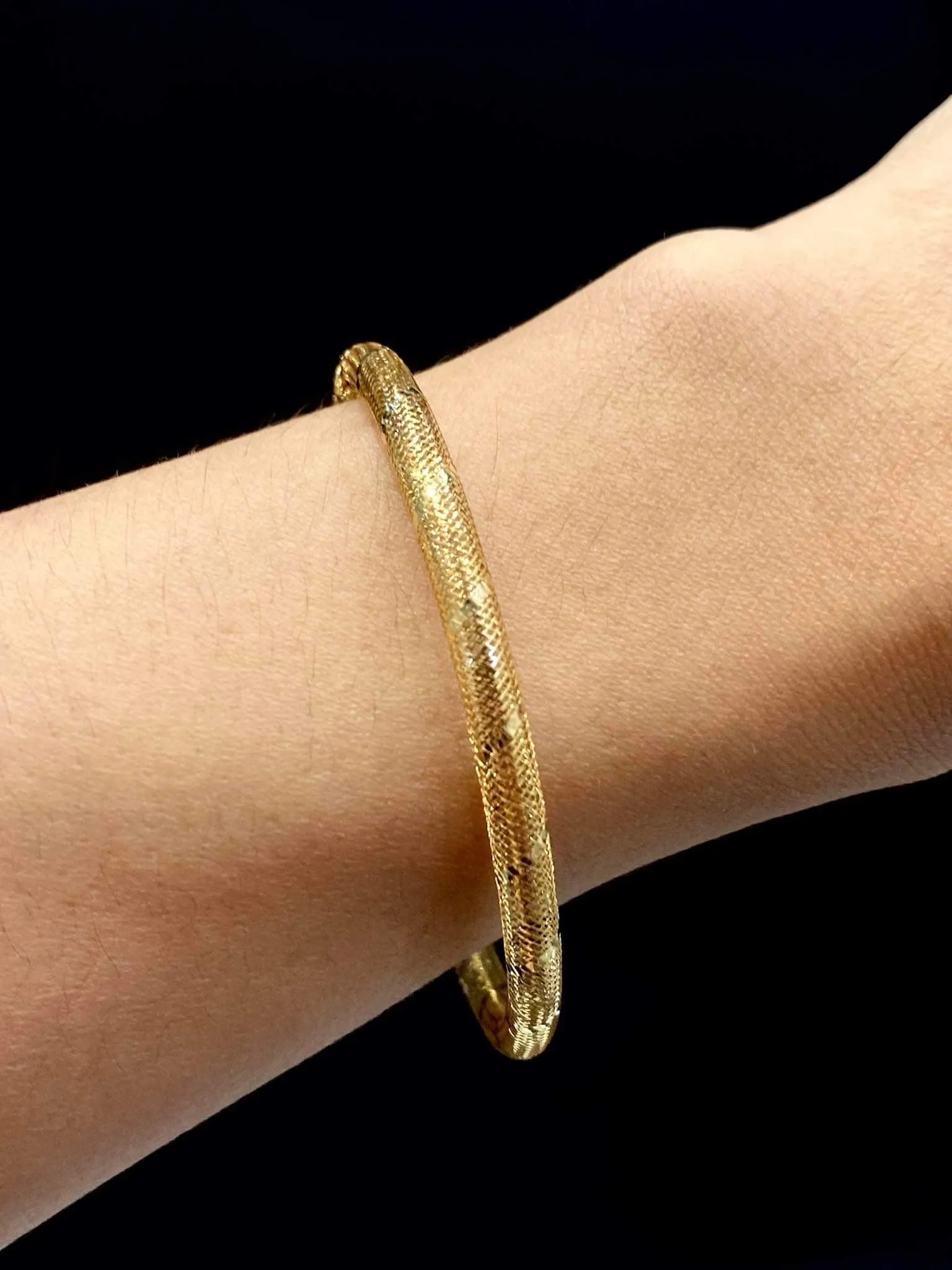 #GOLD2024 | Golden Omega Soft Mesh Chain Ivana Light Bracelet 18kt