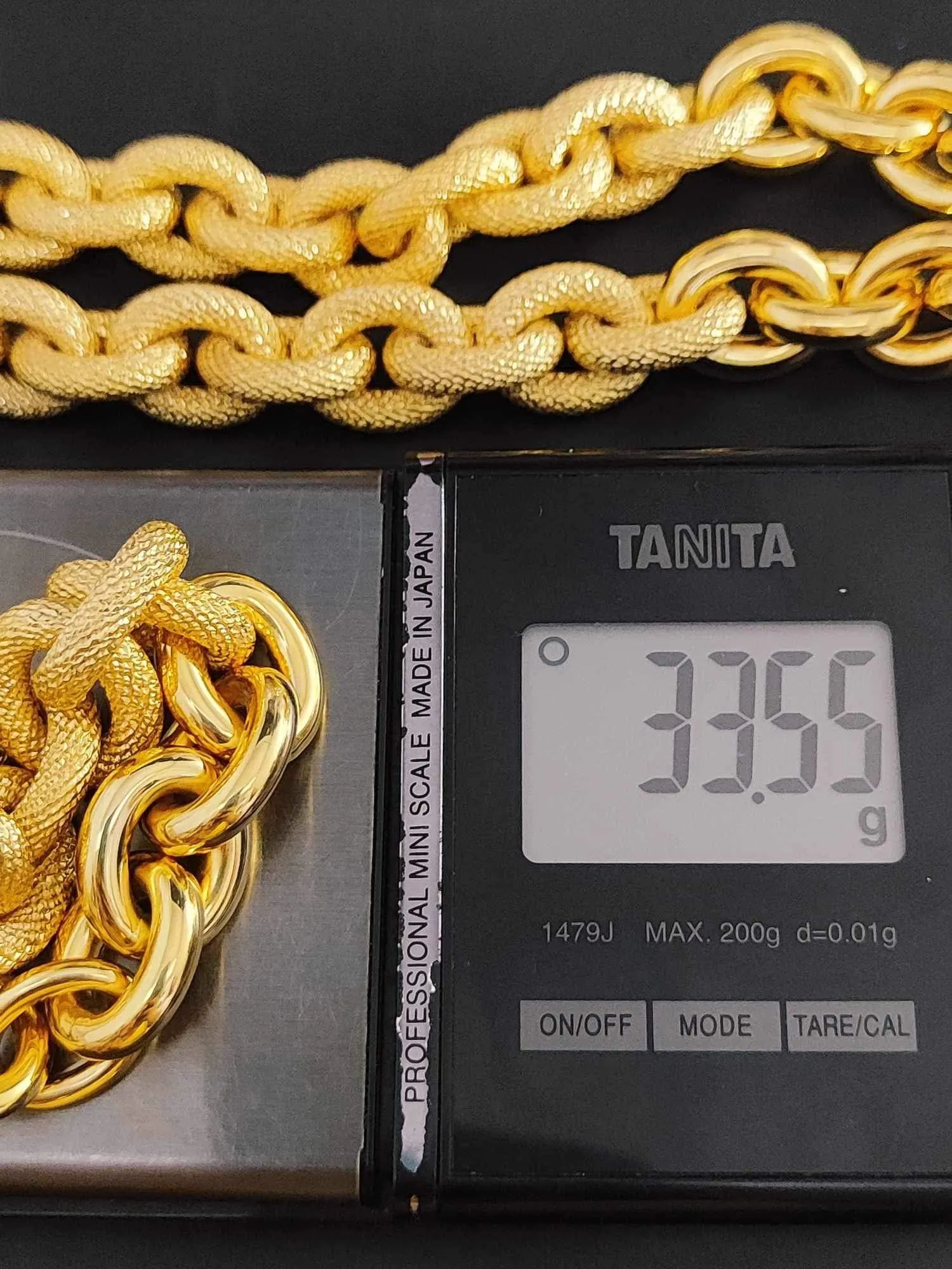 #GOLD2024 | Heavy Chunky Bi Link Chain Bracelet 18kt