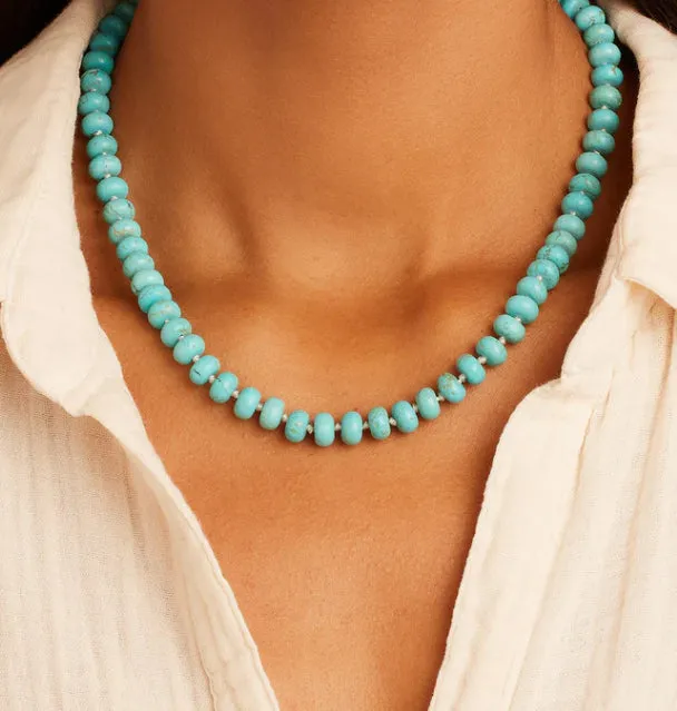 Gorjana Palma Necklace (Turquoise)