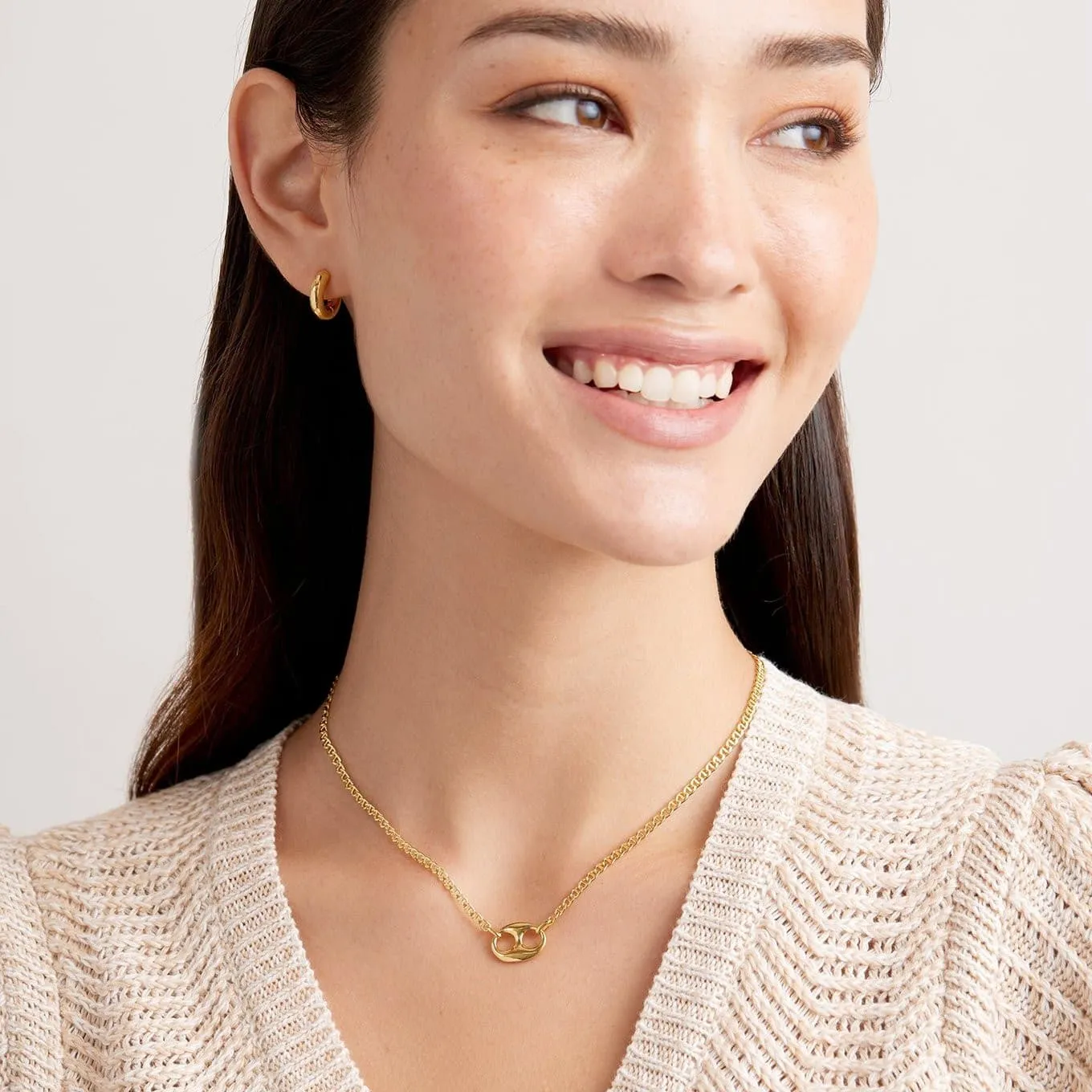 Gorjana Port Mini Necklace (gold)