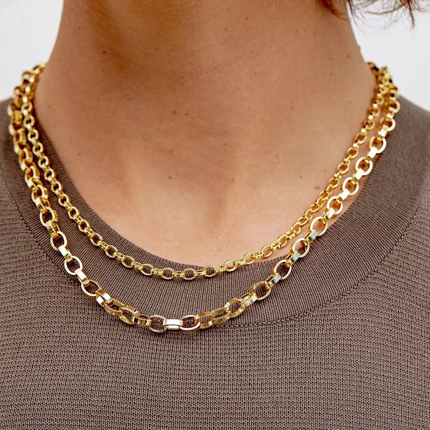Gorjana Rose Necklace (gold)