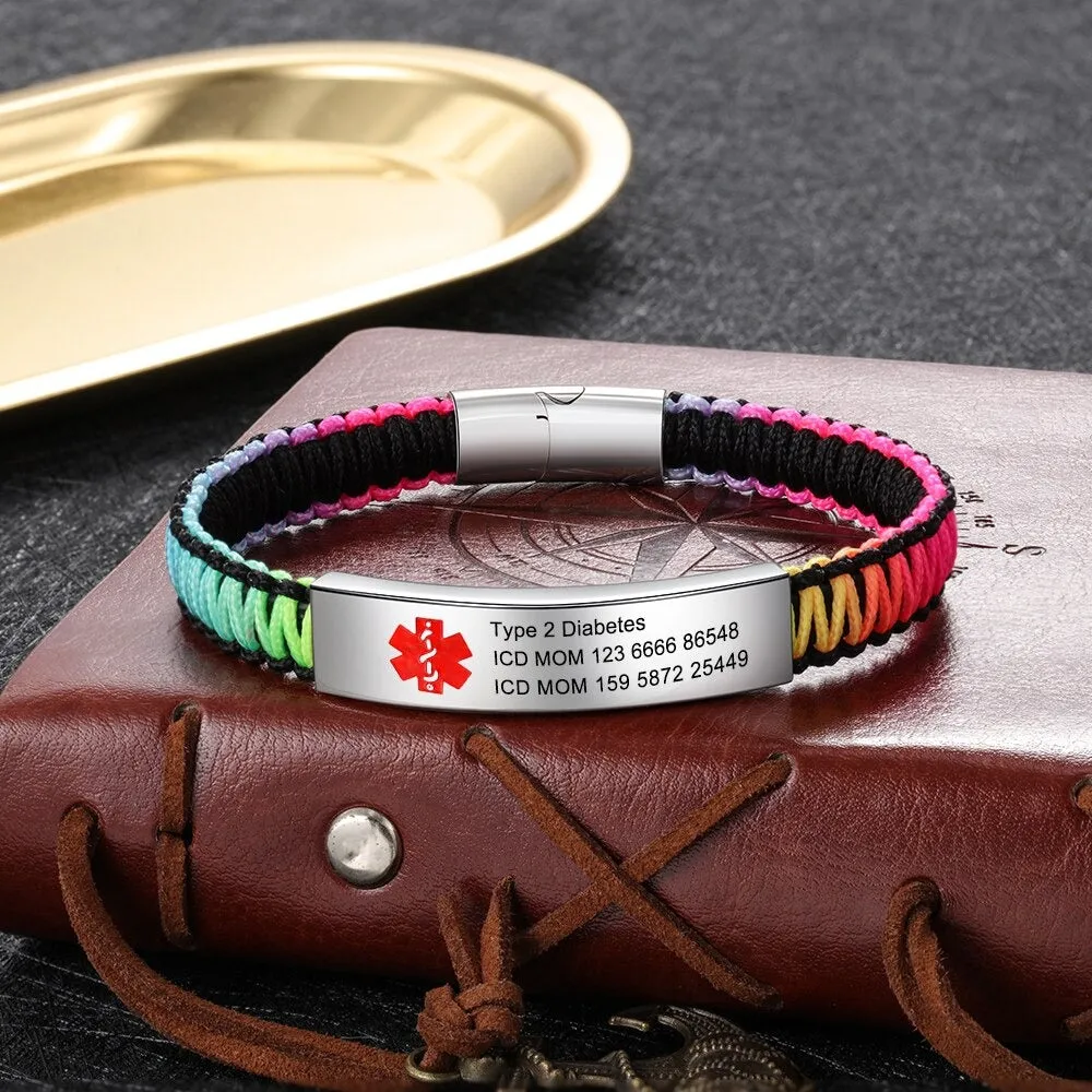 Personalized Jewelry Alert ID Bracelets