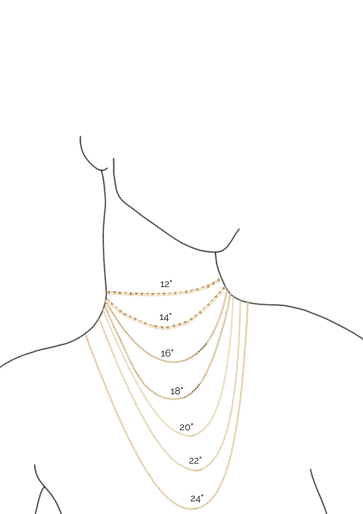 THE RILEY ROLO NECKLACE S - 18k gold plated