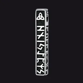 Viking Runes Bar Pendant