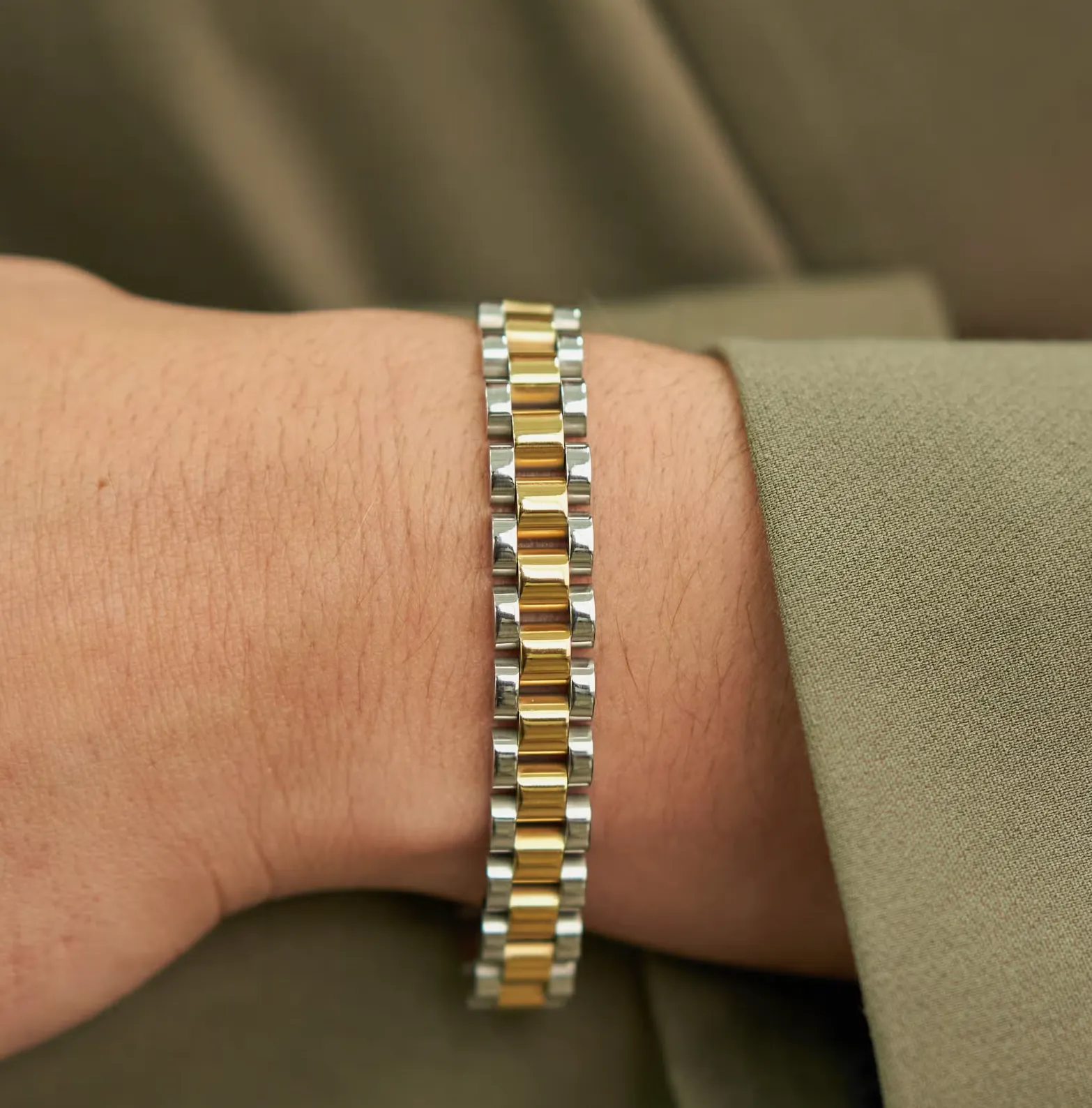Watch Bracelet in Two-Tone