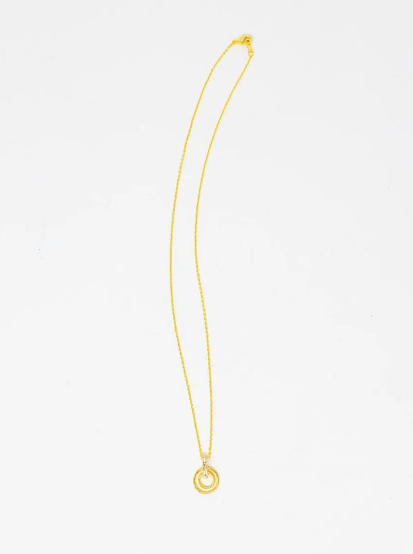 Whirling Rings Necklace